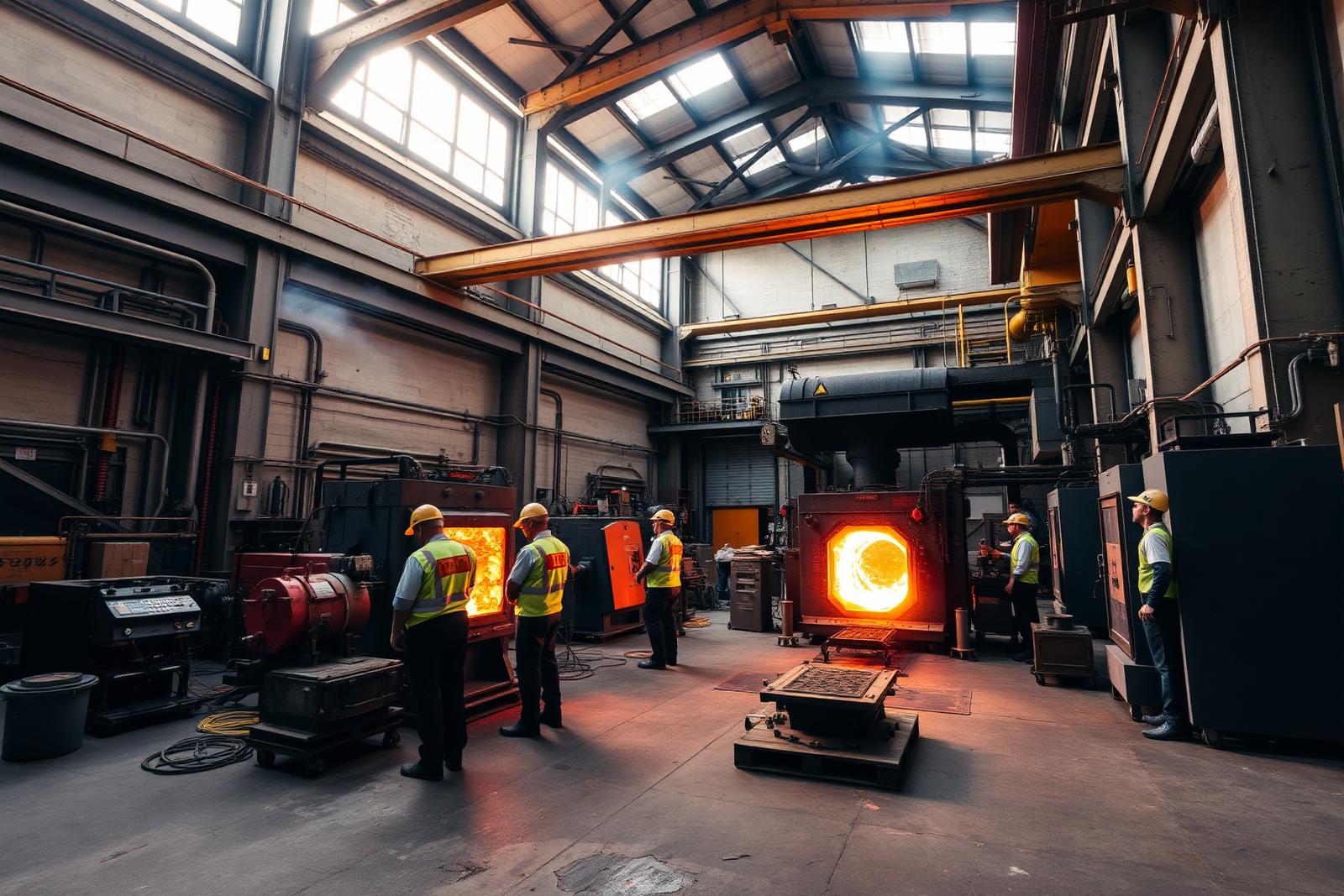 Induction melting and metallurgical control