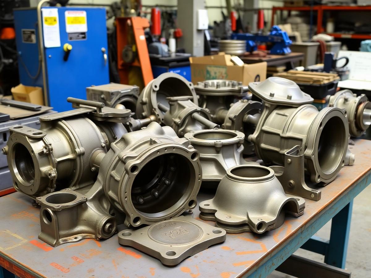 Cast automotive housings and pump bodies