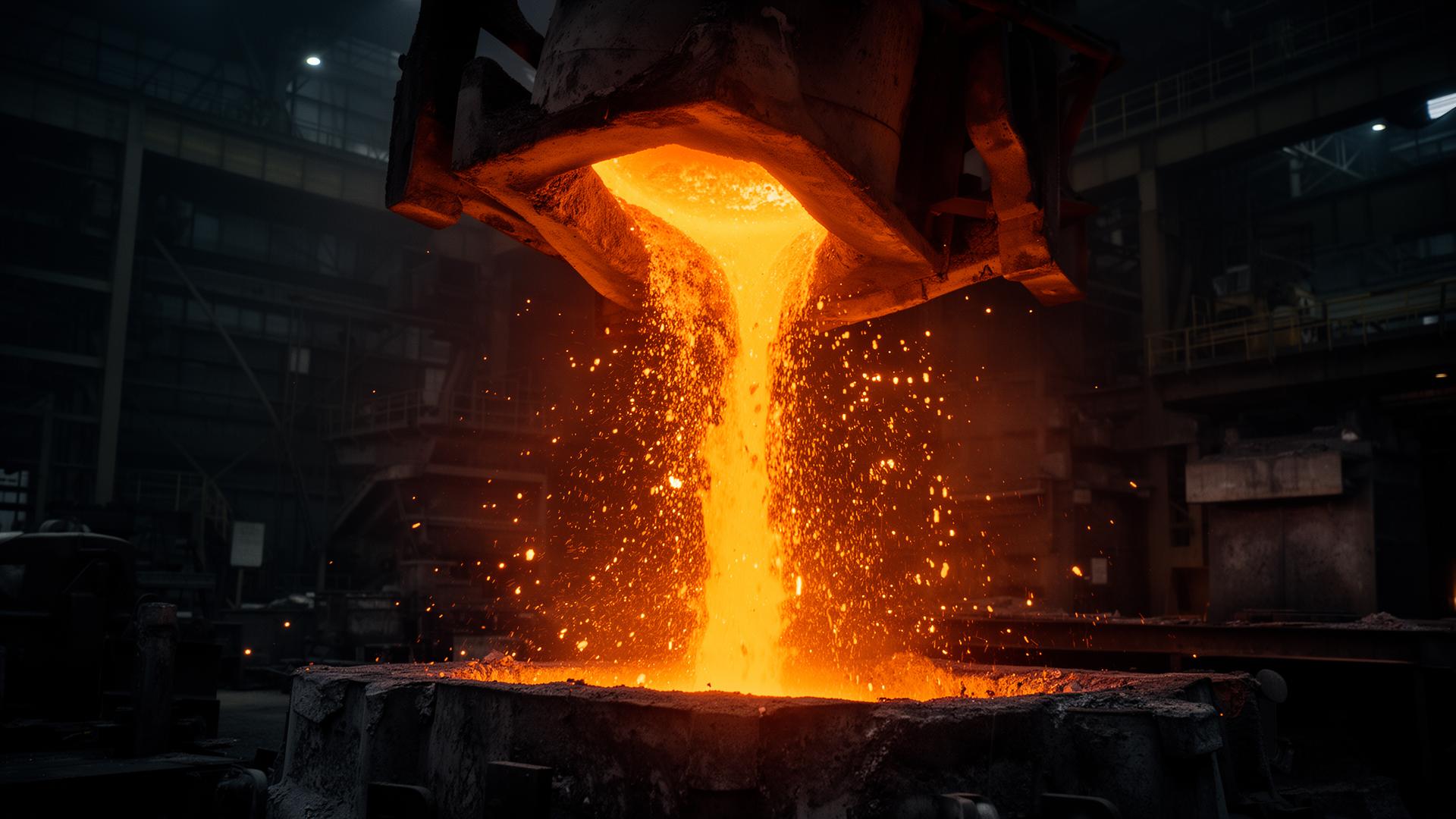 Molten metal pour